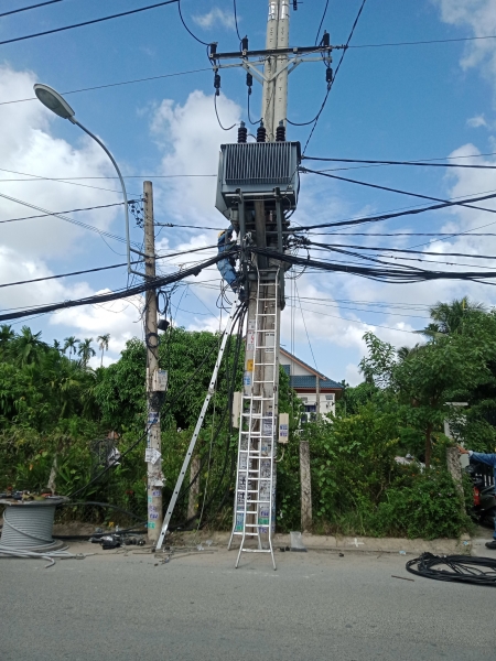 Thi công lưới nổi - Điện Phương Đông - Công Ty TNHH Xây Dựng Điện Thương Mại Phương Đông